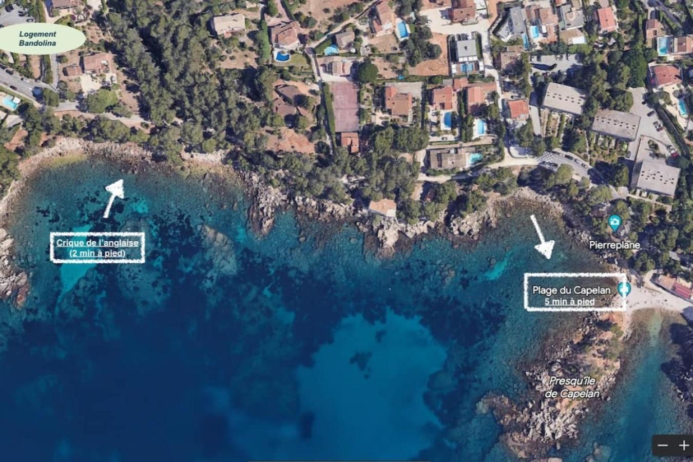 Logement Vue Mer Splendide - Situe A 50 Metres Du Bord De Mer Et 2 Minutes Des Plages - Bandolina Extérieur photo